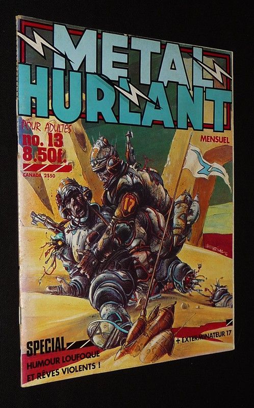 Métal Hurlant (n°13) : Spécial humour loufoque et rêves violents