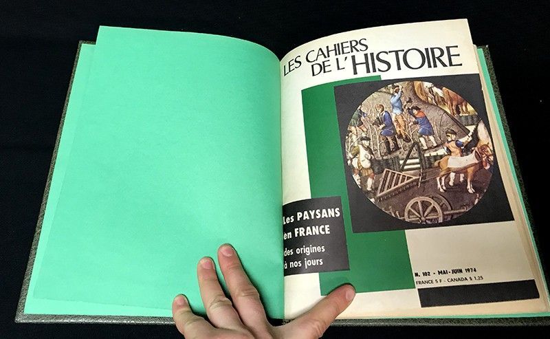 Les Cahiers de l'Histoire n°102 (Mai-Juin 1974) : Les Paysans en France des origines à nos jours