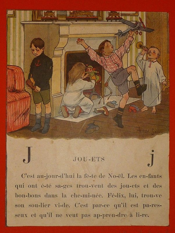 Illustration de Robert Sallès : J comme Jouets (Je saurai lire)