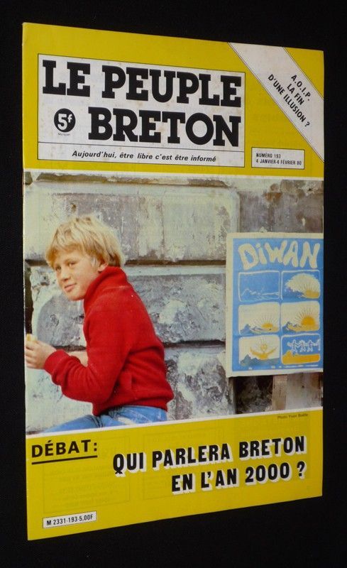 Le Peuple breton (n°193, 4 janvier - 4 février 1980) : Qui parlera breton en l'an 2000 ?