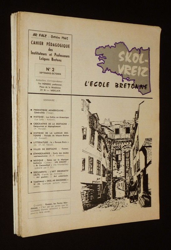 Skol Vreiz (lot de 12 numéros, 1965-1968)