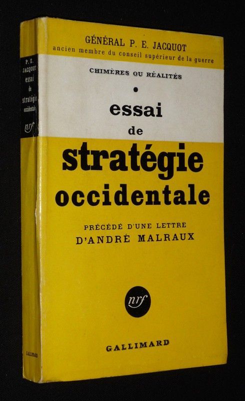 Essai de stratégie occidentale