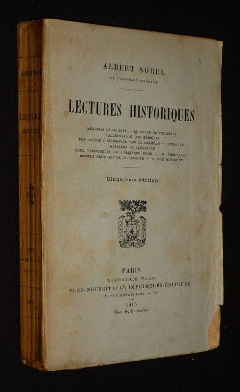 Lectures historiques