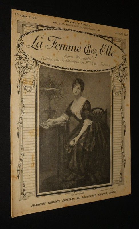 La Femme chez elle (17e année - n°205, 15 janvier 1916)