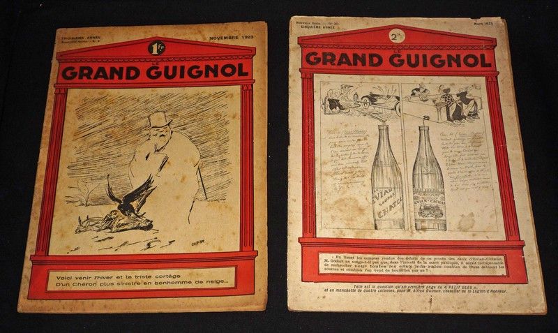 Le Grand Guignol (lot de 11 numéros, 1922-1923-1925)