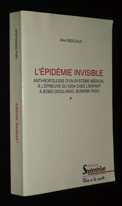 L'Epidémie invisible : Anthropologie d'un système médical à l'épreuve du SIDA chez l'enfant à Bobo Dioulasso, Burkina Faso