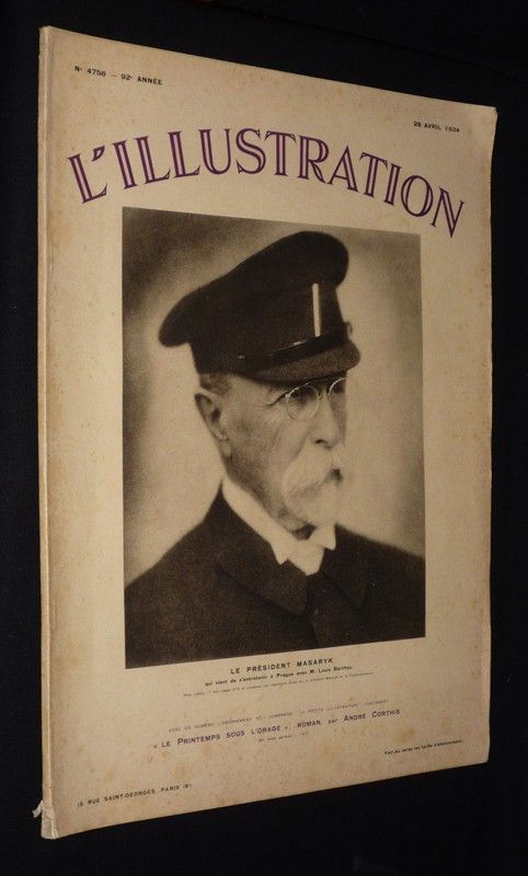 L'Illustration (92e année - n°4756, 28 avril 1934)