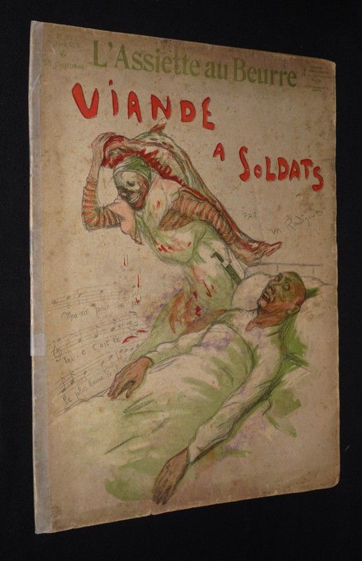 L'Assiette au beurre (n°368, 18 avril 1908) : Viande à soldats