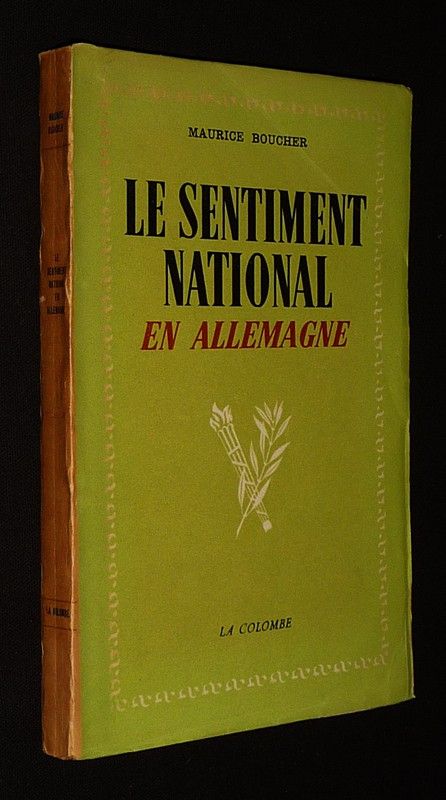 Le Sentiment national en Allemagne