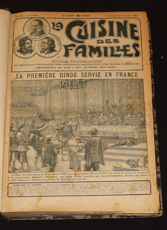 La Cuisine des familles (année 1906 complète)