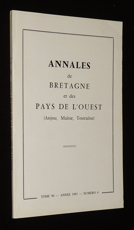 Annales de Bretagne et des Pays de l'Ouest (année 1983, Tome 90, n°4)