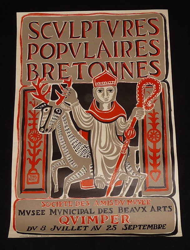 Affiche dessinée par Pierre Toulhoat pour l'exposition 