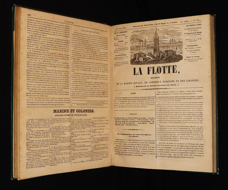 Journal de la Flotte et de la Marine du Commerce, année 1846