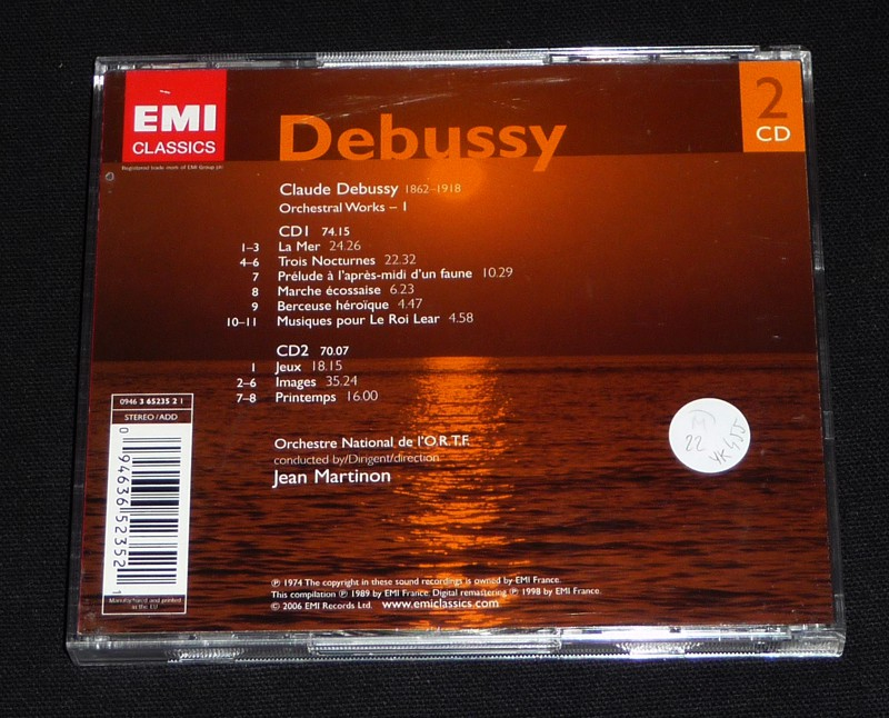 Debussy - Orchestral Works 1 (2 CD)