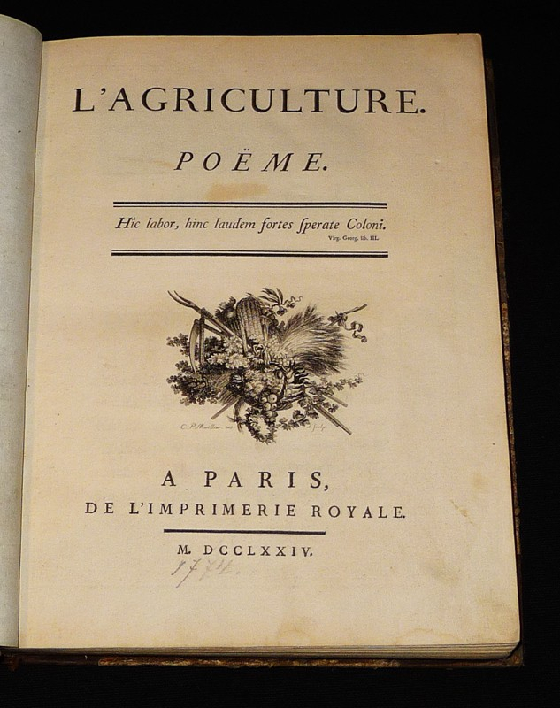 L'Agriculture. Poëme