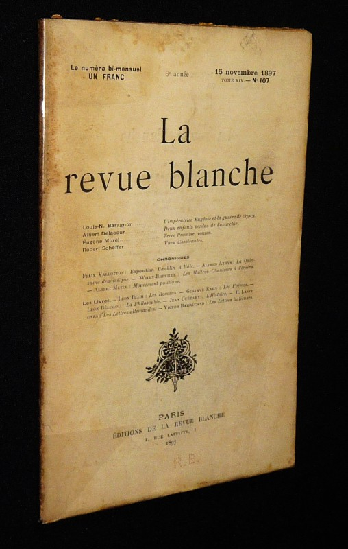 La revue blanche, tome XIV, n°107