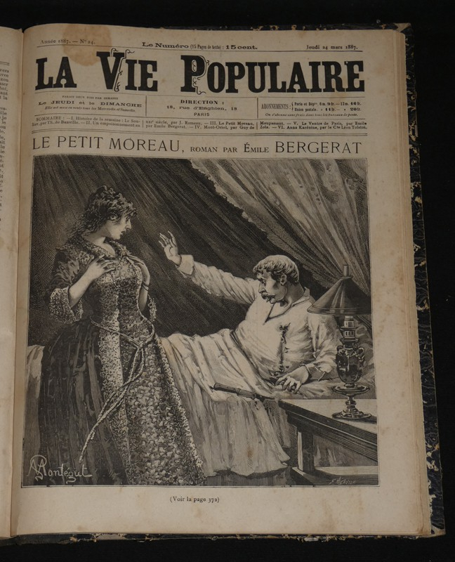 La Vie Populaire, année 1887 (4 volumes)