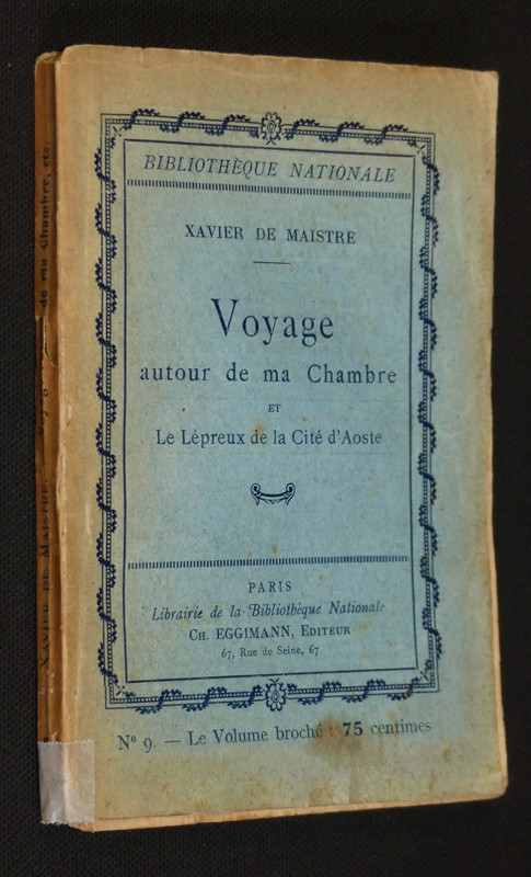 Voyage autour de ma chambre et Le Lépreux de la Cité d'Aoste