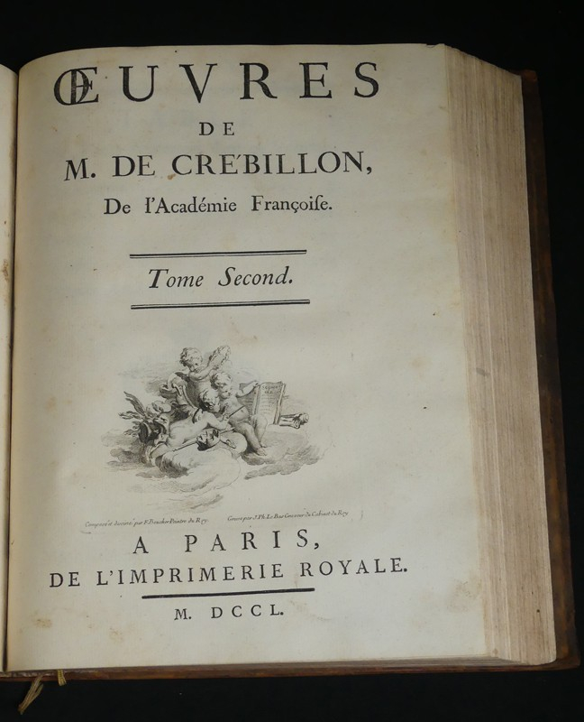 Oeuvres de M. de Crébillon de l'Académie Françoise