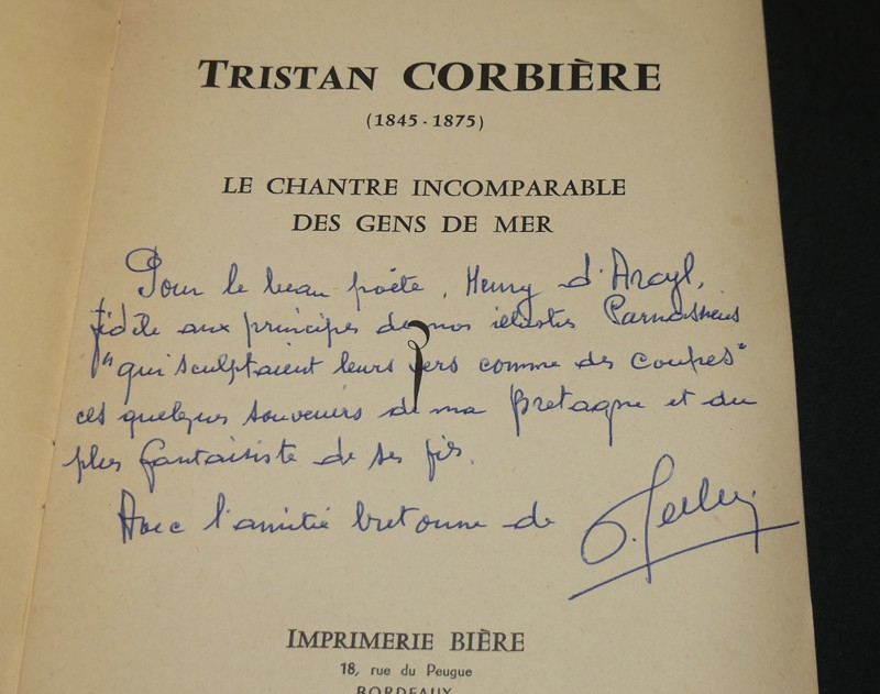 Tristan Corbière (1845-1875). Le chantre incomparable des gens de mer