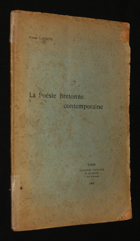 La Poésie bretonne contemporaine