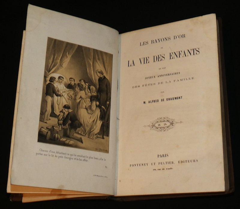 Les Rayons d'or de la vie des enfants ou les joyeux anniversaires des fêtes de la famille