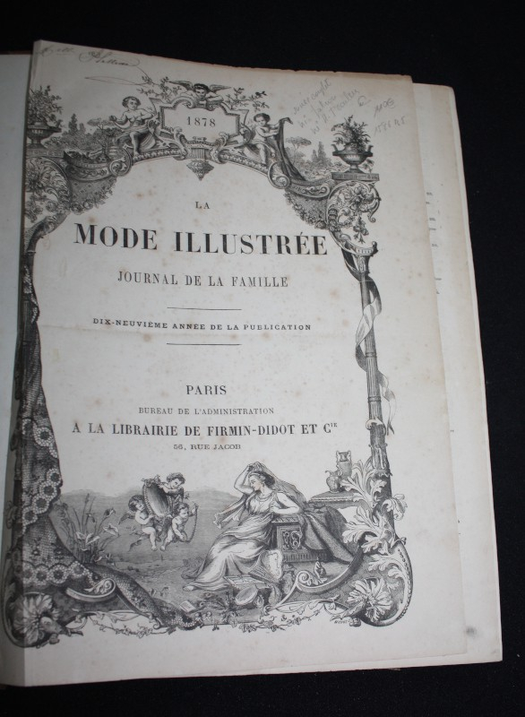 La Mode illustrée, journal de la famille, année 1878