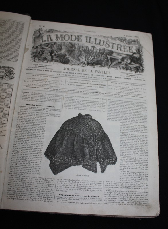 La Mode illustrée, journal de la famille, année 1862