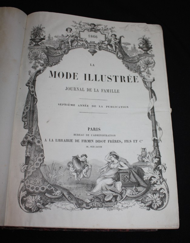 La Mode illustrée, journal de la famille, année 1866