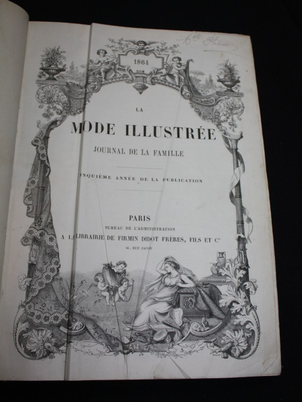 La Mode illustrée, journal de la famille, année 1864