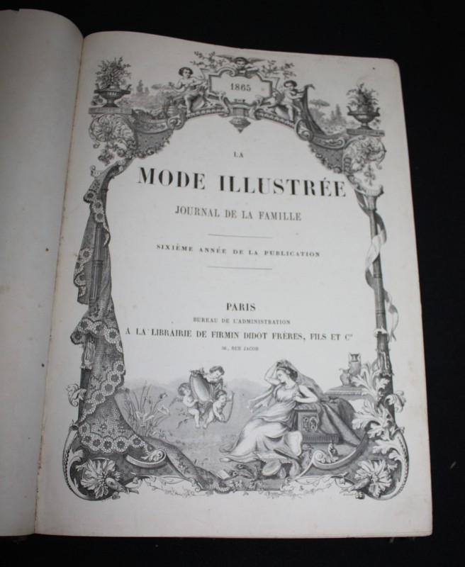 La Mode illustrée, journal de la famille, année 1865