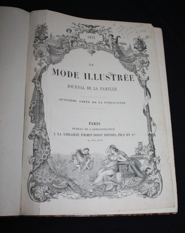 La Mode illustrée, journal de la famille, année 1874