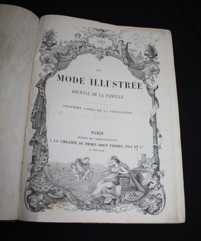 La Mode illustrée, journal de la famille, année 1872