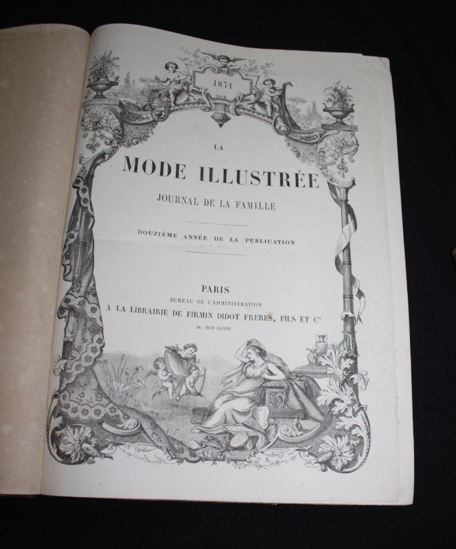 La Mode illustrée, journal de la famille, année 1871