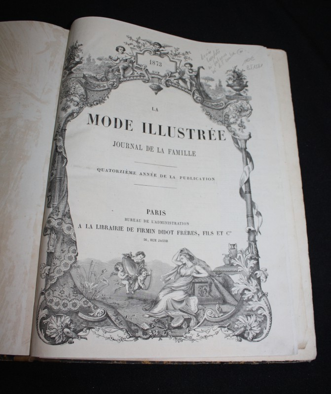 La Mode illustrée, journal de la famille, année 1873