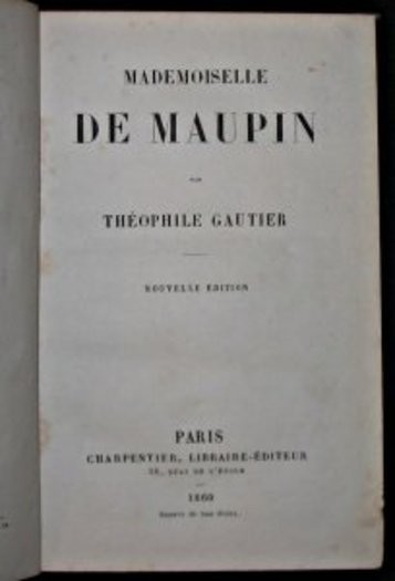 Mademoiselle de Maupin