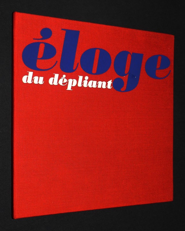 Eloge du dépliant