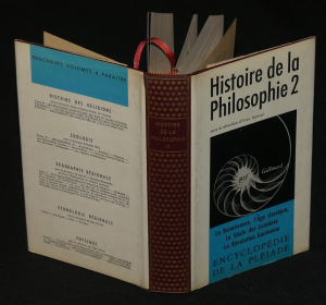 Histoire de la philosophie, Tome II (Encyclopédie de la Pléiade)