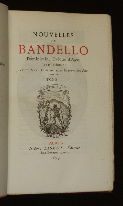 Nouvelles de Bandello (2 volumes)