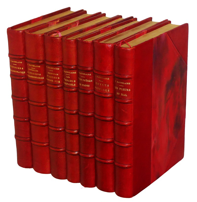 Oeuvres illustrées de Charles Baudelaire (7 volumes)