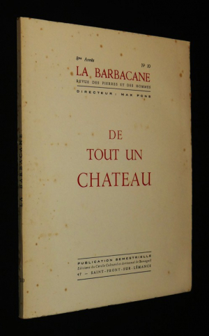 La Barbacane (8me année - n°10) : De tout un château