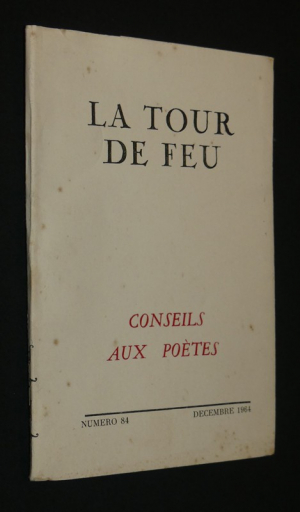 La Tour de Feu (n°84, mai 1964) : Conseils aux poètes