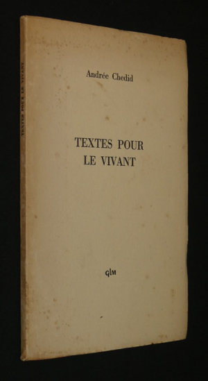 Textes pour le vivant