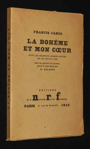 La Bohème et mon coeur, suivi de Chansons aigres-douces et de petits airs