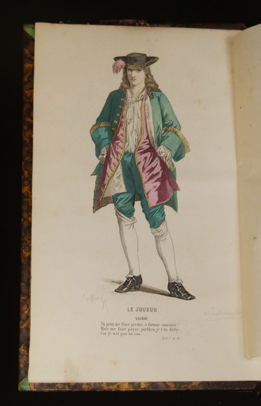 Chefs-d'oeuvre dramatiques du XVIIIe siècle ou choix des pièces les plus remarquables de Regnard, Lesage, Destouches, Beaumarchais, Marivaux, etc. (2 volumes)