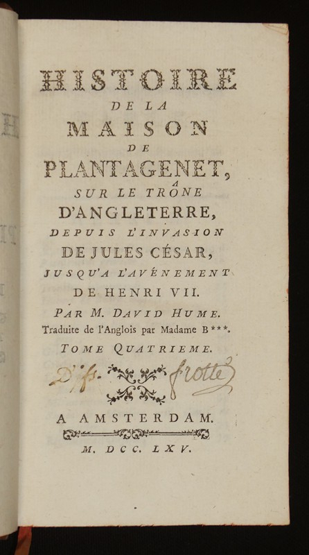 Histoire de la maison de Plantagenet sur le trône d'Angleterre, depuis l'invasion de Jules César, jusqu'à l'avènement de Henri VII (Tome 4)