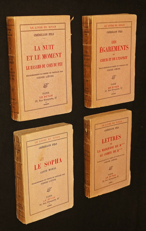 Oeuvres de Crébillon fils, Tomes 1 à 4