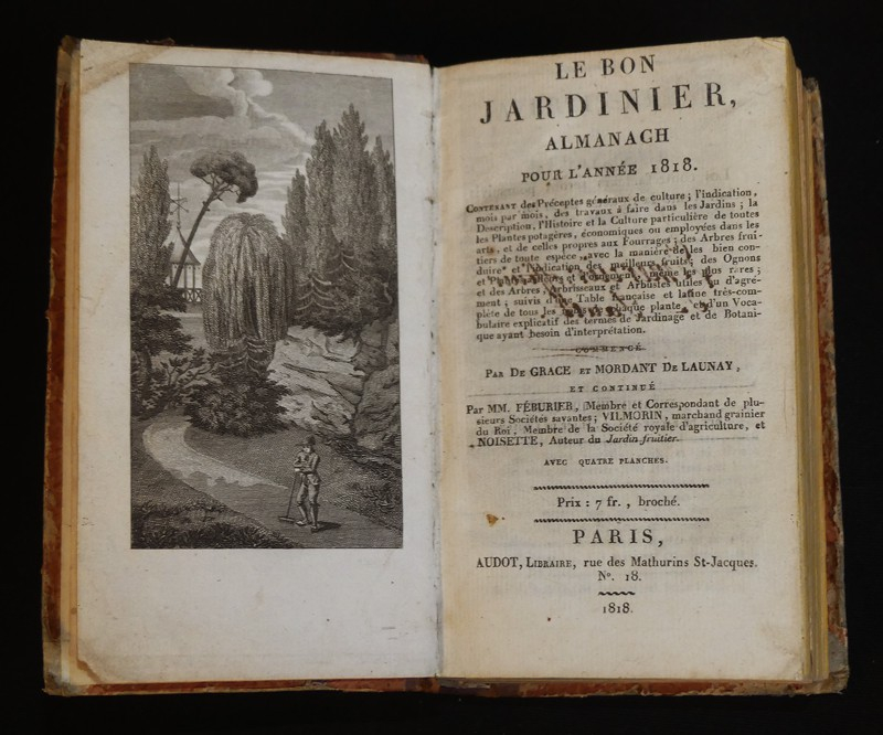 Le Bon Jardinier : Almanach pour l'année 1818