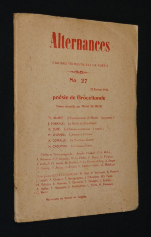 Alternances (n°27, 25 février 1955) : Poésie de Brocéliande