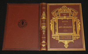 Reliure d'éditeur pour l'année 1896, 16° année de la revue des arts décoratifs